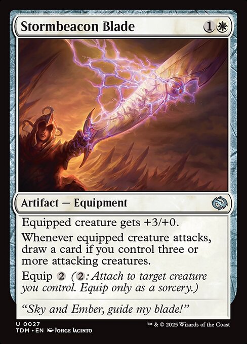 Tarkir: Dragonstorm - 27 - Stormbeacon Blade - Uncommon