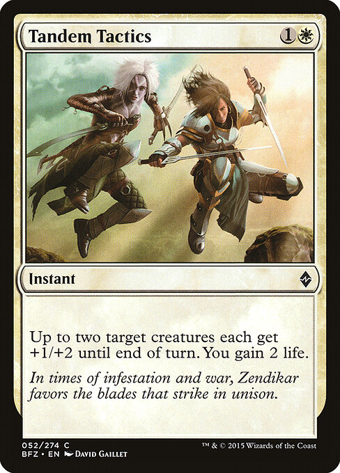 Battle for Zendikar - 52 - Tandem Tactics - Common