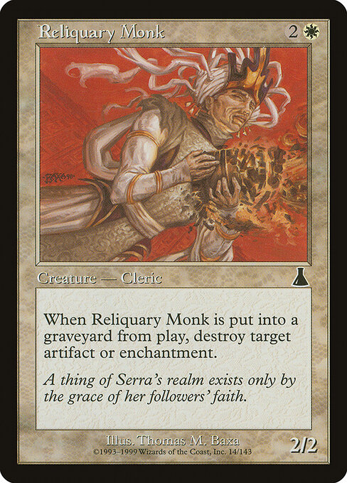 Urza's Destiny - 14 - Reliquary Monk - Common