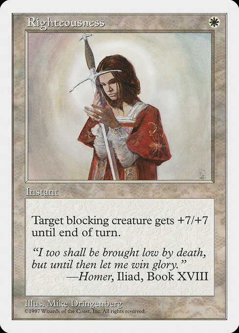 Fifth Edition - 56 - Righteousness - Rare