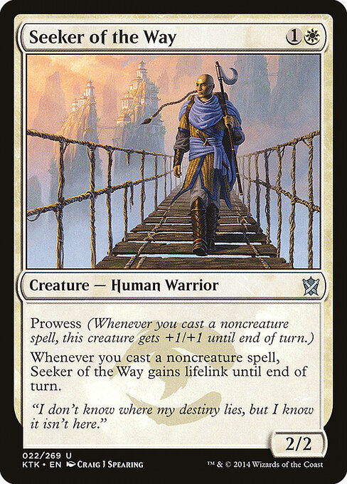 Khans of Tarkir - 22 - Seeker of the Way - Uncommon