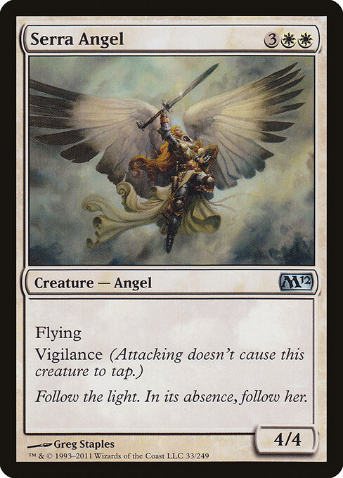 Magic 2012 - 33 - Serra Angel - Uncommon