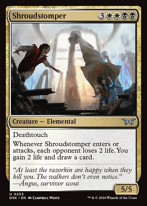 Duskmourn: House of Horror - 233 - Shroudstomper - Uncommon