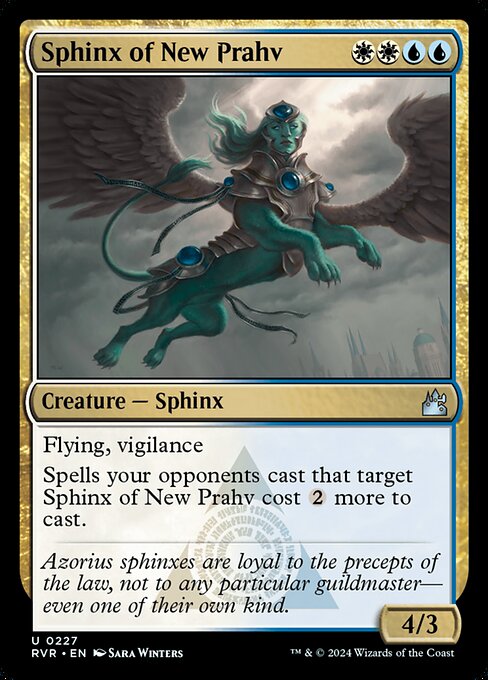 Ravnica Remastered - 227 - Sphinx of New Prahv - Uncommon