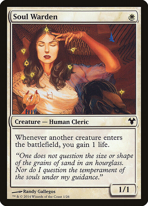 Modern Event Deck 2014 - 1 - Soul Warden - Common