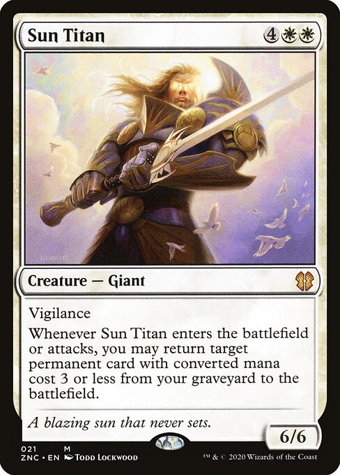 Zendikar Rising Commander - 21 - Sun Titan - Mythic