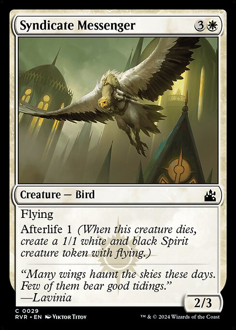 Ravnica Remastered - 29 - Syndicate Messenger - Common