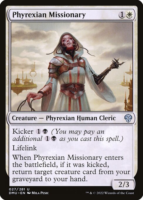 Dominaria United - 27 - Phyrexian Missionary - Uncommon
