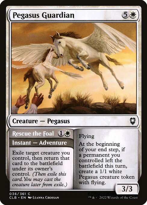 Commander Legends: Battle for Baldur's Gate - 36 - Pegasus Guardian // Rescue the Foal - Common