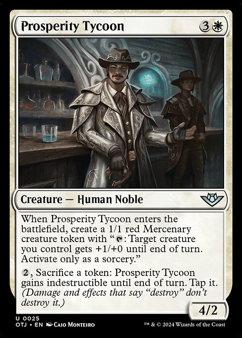 Outlaws of Thunder Junction - 25 - Prosperity Tycoon - Uncommon