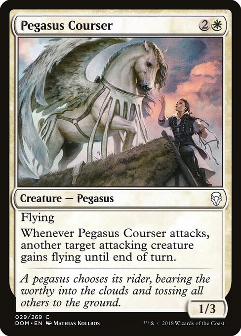 Dominaria - 29 - Pegasus Courser - Common