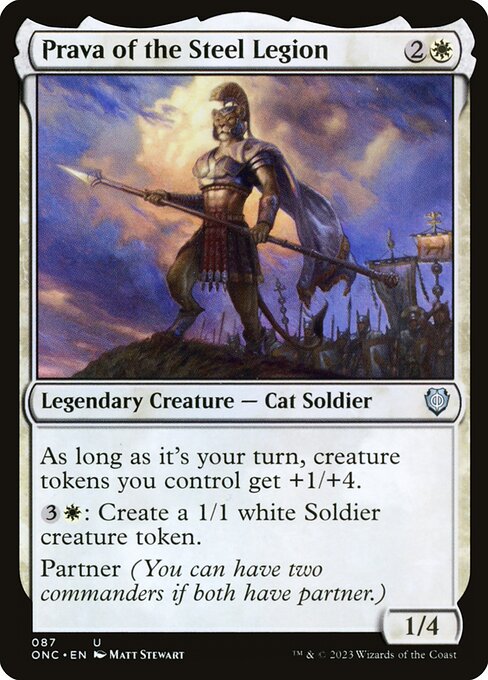 Phyrexia: All Will Be One Commander - 87 - Prava of the Steel Legion - Uncommon
