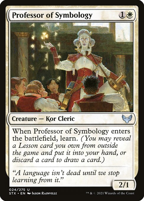 Strixhaven: School of Mages - 24 - Professor of Symbology - Uncommon