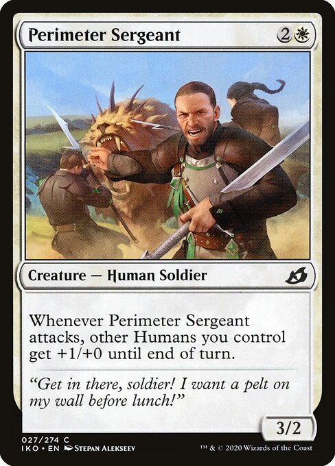 Ikoria: Lair of Behemoths - 27 - Perimeter Sergeant - Common