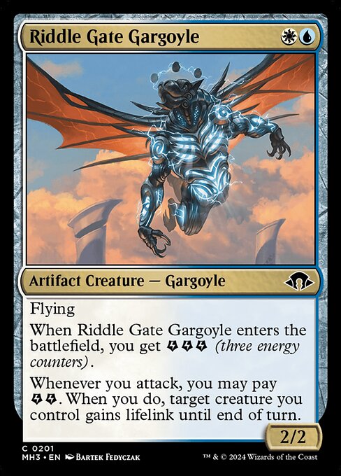 Modern Horizons 3 - 201 - Riddle Gate Gargoyle - Common