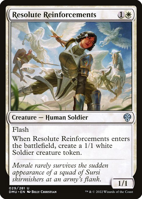 Dominaria United - 29 - Resolute Reinforcements - Uncommon