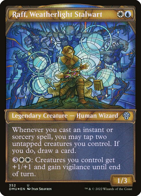 Dominaria United - 352 - Raff, Weatherlight Stalwart - Uncommon