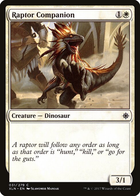 Ixalan - 31 - Raptor Companion - Common