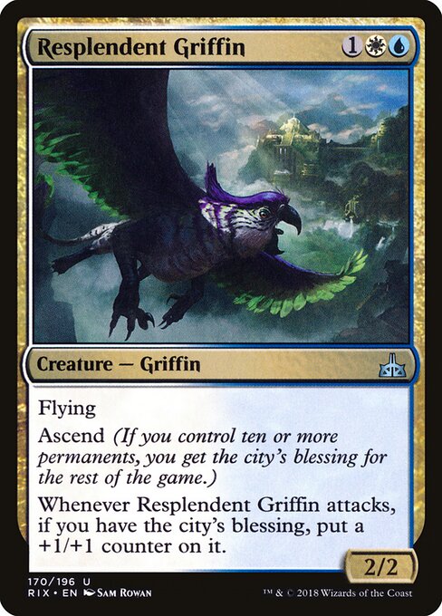Rivals of Ixalan - 170 - Resplendent Griffin - Uncommon