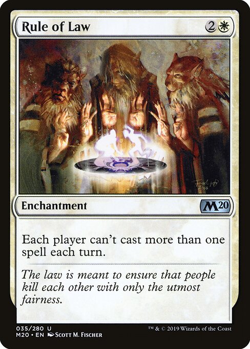 Core Set 2020 - 35 - Rule of Law - Uncommon
