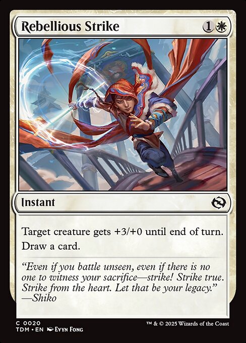 Tarkir: Dragonstorm - 20 - Rebellious Strike - Common