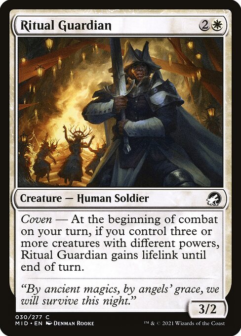 Innistrad: Midnight Hunt - 30 - Ritual Guardian - Common