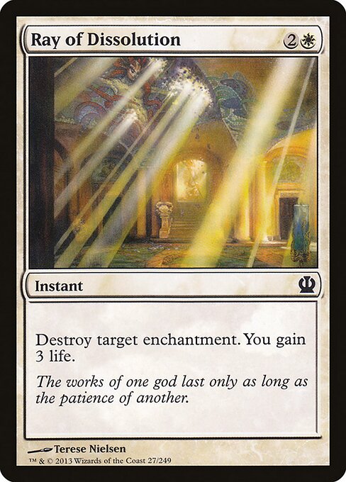 Theros - 27 - Ray of Dissolution - Common