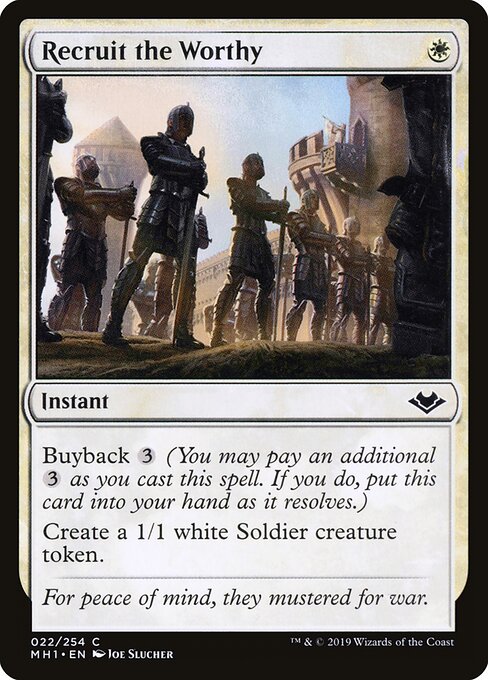 Modern Horizons - 22 - Recruit the Worthy - Common