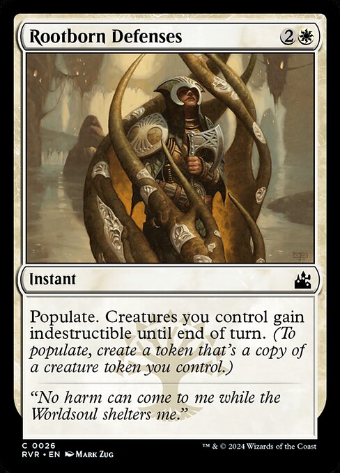 Ravnica Remastered - 26 - Rootborn Defenses - Common