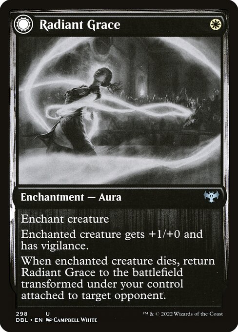 Innistrad: Double Feature - 298 - Radiant Grace // Radiant Restraints - Uncommon