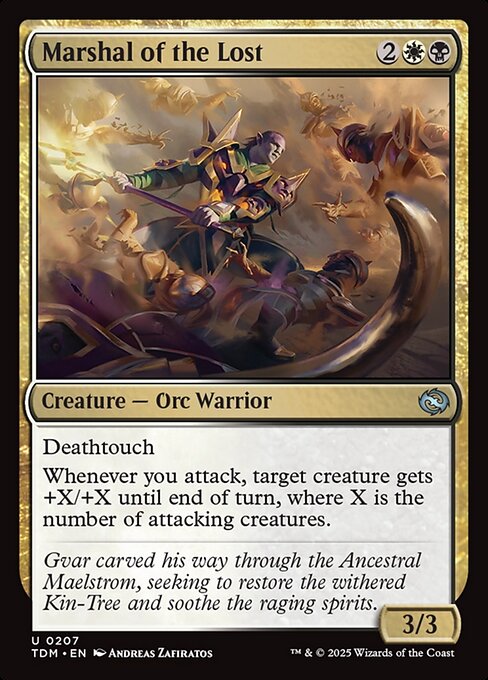 Tarkir: Dragonstorm - 207 - Marshal of the Lost - Uncommon