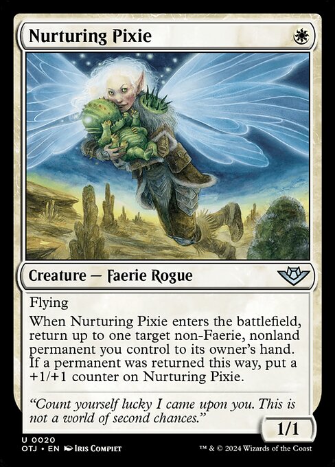 Outlaws of Thunder Junction - 20 - Nurturing Pixie - Uncommon