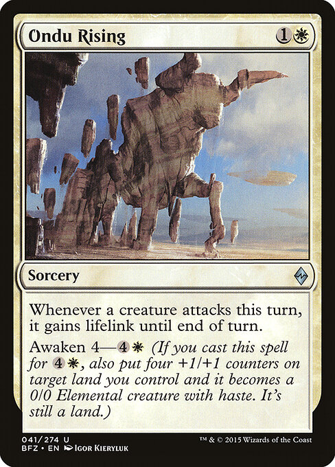 Battle for Zendikar - 41 - Ondu Rising - Uncommon