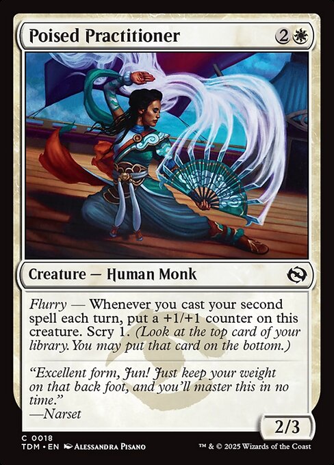 Tarkir: Dragonstorm - 18 - Poised Practitioner - Common