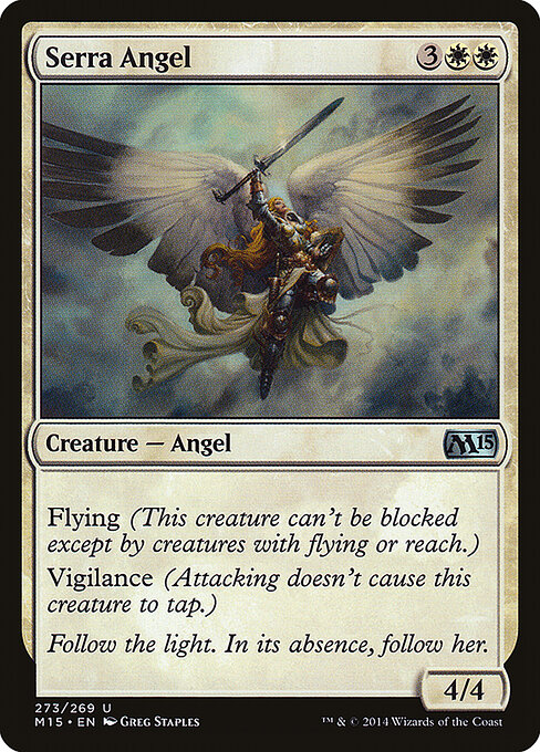 Magic 2015 - 273 - Serra Angel - Uncommon