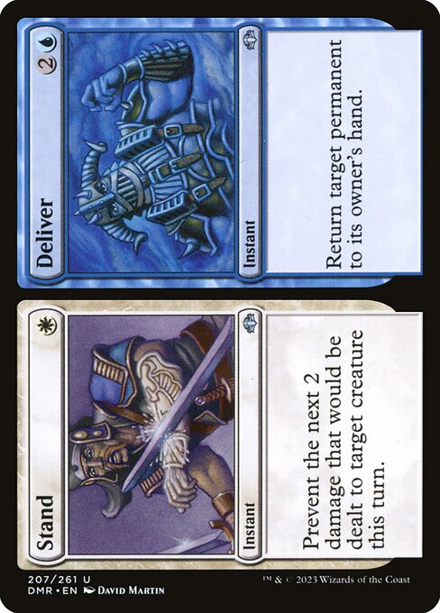 Dominaria Remastered - 207 - Stand // Deliver - Uncommon