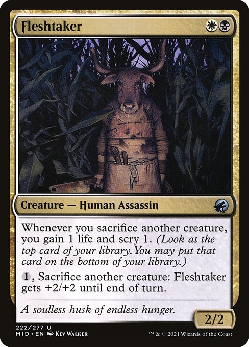 Innistrad: Midnight Hunt - 222 - Fleshtaker - Uncommon