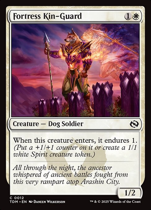 Tarkir: Dragonstorm - 12 - Fortress Kin-Guard - Common