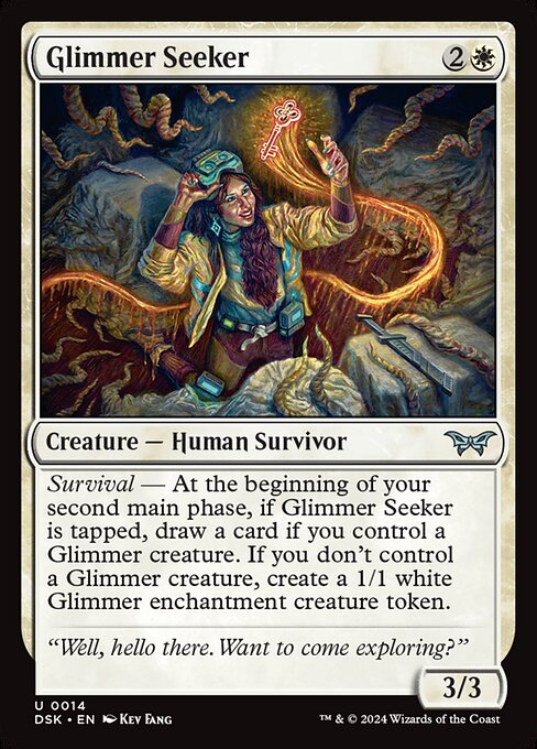 Duskmourn: House of Horror - 14 - Glimmer Seeker - Uncommon
