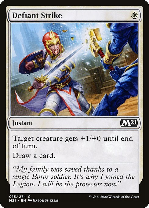 Core Set 2021 - 15 - Defiant Strike - Common