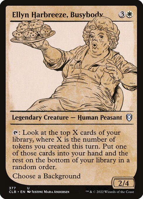 Commander Legends: Battle for Baldur's Gate - 377 - Ellyn Harbreeze, Busybody - Uncommon