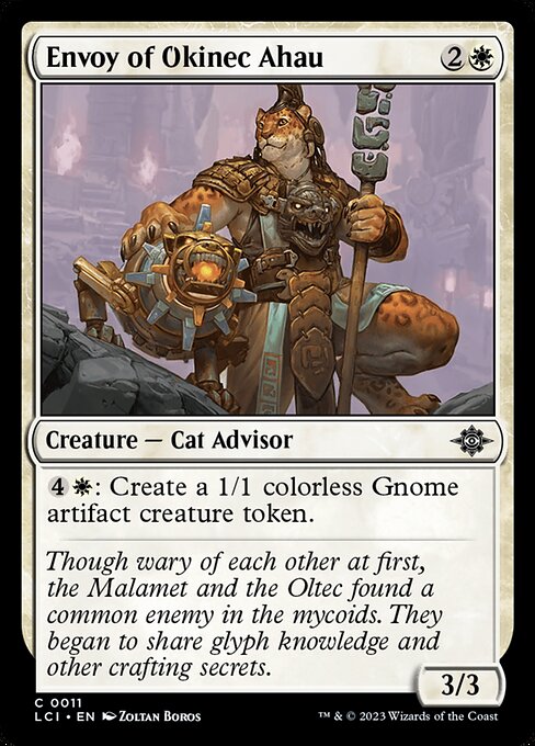 The Lost Caverns of Ixalan - 11 - Envoy of Okinec Ahau - Common