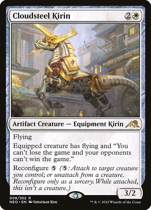 Kamigawa: Neon Dynasty - 8 - Cloudsteel Kirin - Rare