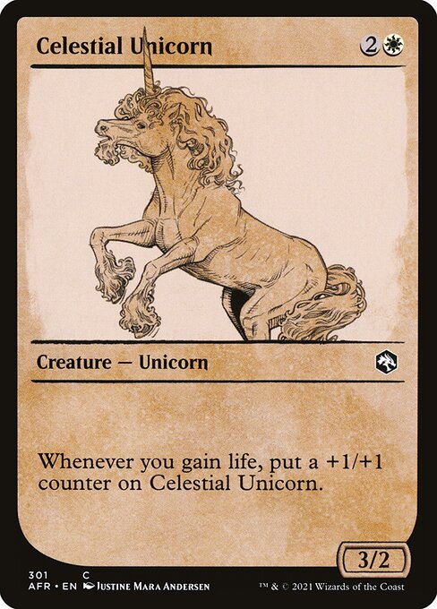 Adventures in the Forgotten Realms - 301 - Celestial Unicorn - Common