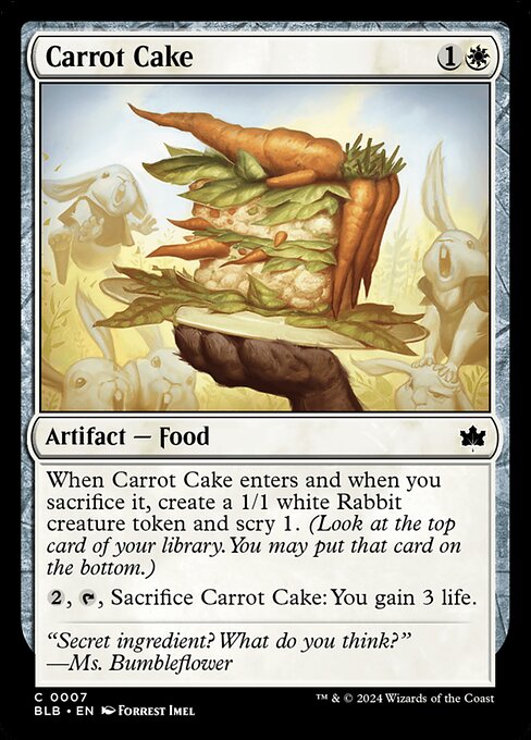 Bloomburrow - 7 - Carrot Cake - Common