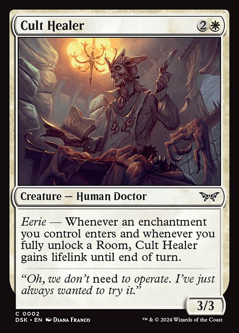 Duskmourn: House of Horror - 2 - Cult Healer - Common