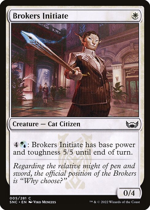 Streets of New Capenna - 5 - Brokers Initiate - Common