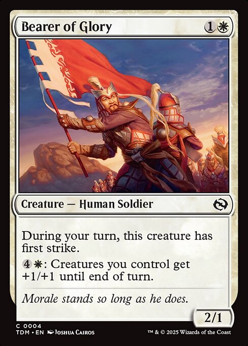 Tarkir: Dragonstorm - 4 - Bearer of Glory - Common