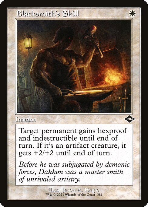 Modern Horizons 2 - 381 - Blacksmith's Skill - Common