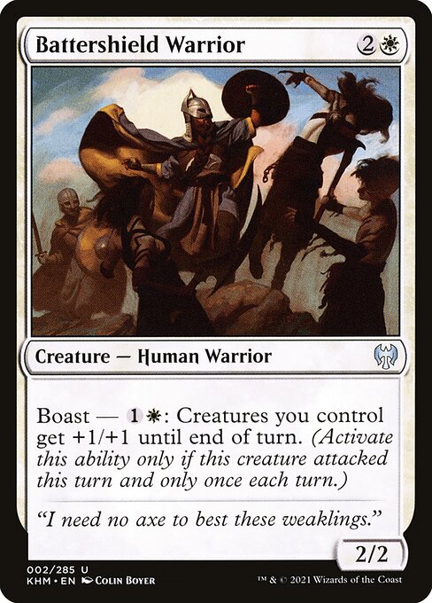 Kaldheim - 2 - Battershield Warrior - Uncommon